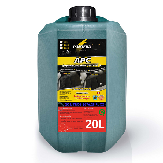 APC Quita Mancha para Tapiz Reforzado con Amonio Cuaternario Pantera Premium 20L