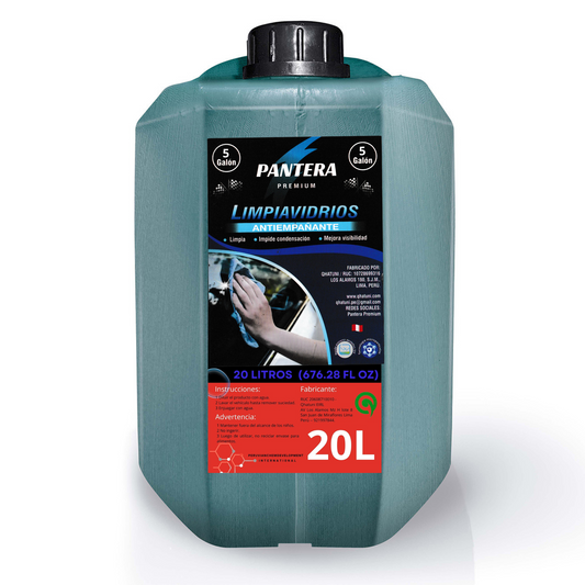 Limpia Vidrio Pantera Premium 20L